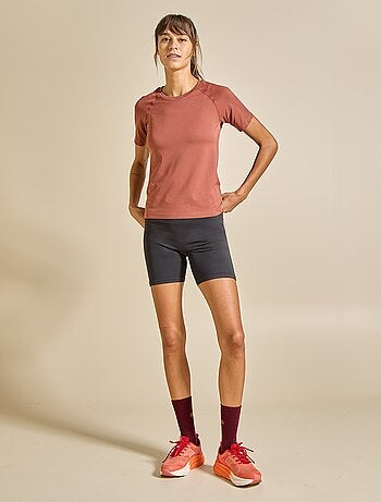 Ekstract - Sport T-shirt met tweedehuid-effect