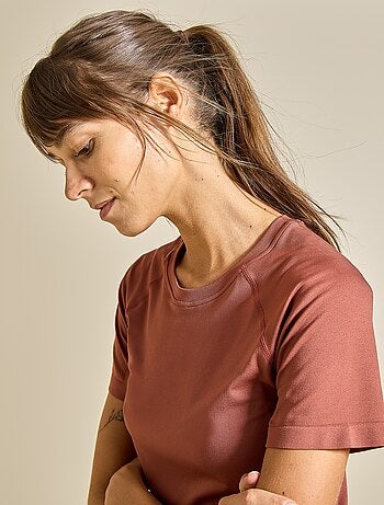 Ekstract - Sport T-shirt met tweedehuid-effect
