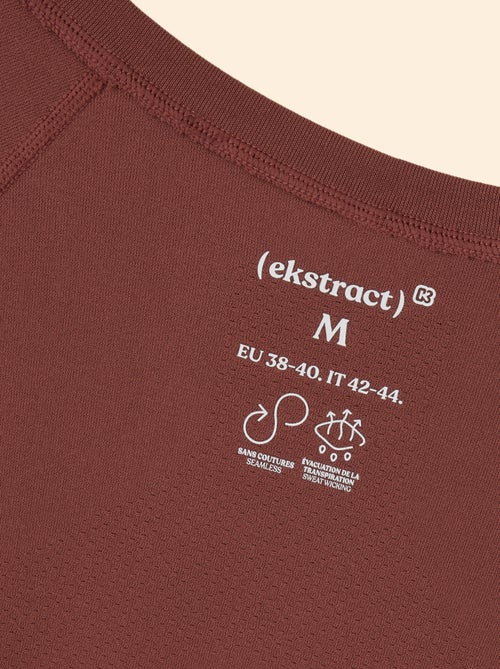 Sport T-shirt met tweedehuid-effect - (ekstract) - Kiabi Sport T-shirt met tweedehuid-effect - (ekstract) - Kiabi