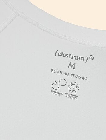 Ekstract - Sport T-shirt met tweedehuid-effect