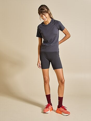 Ekstract - Sport T-shirt met tweedehuid-effect