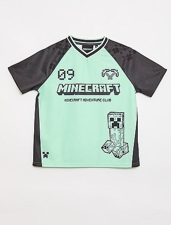 Sport T-shirt van soepele stof 'Minecraft'