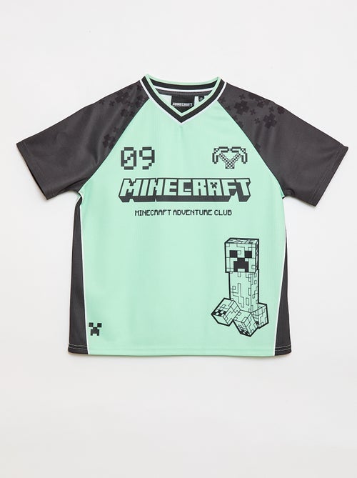 Sport T-shirt van soepele stof 'Minecraft' - Kiabi