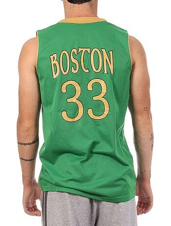 Sport zone boston 33 groen basketbal tanktop voor heren