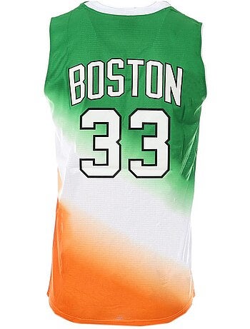 Sport zone boston basketbalbroekje groen/oranje heren