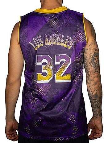 Sport zone los angeles 32 basketbalshirt paars heren