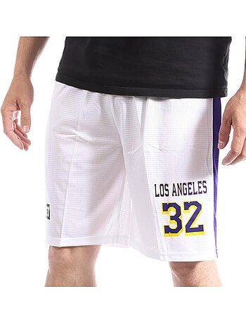 Sport zone los angeles lakers basketbalshort wit heren