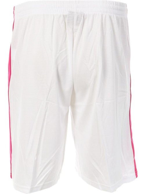 Sport Zone Miami Basketbalshort voor Heren - Wit/Roze - Kiabi Sport Zone Miami Basketbalshort voor Heren - Wit/Roze - Kiabi