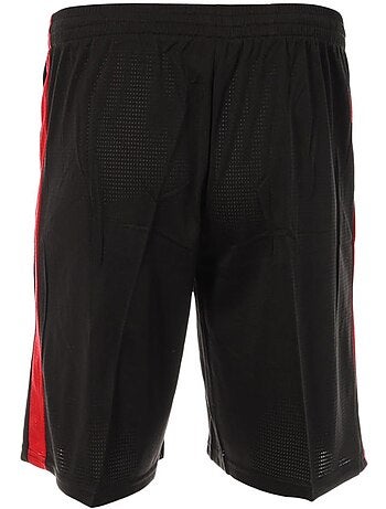 Sport zone miami korte basketbalbroek voor heren - zwart/rood
