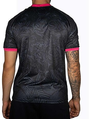 Sport zone miami zwart/roze voetbalbroekje