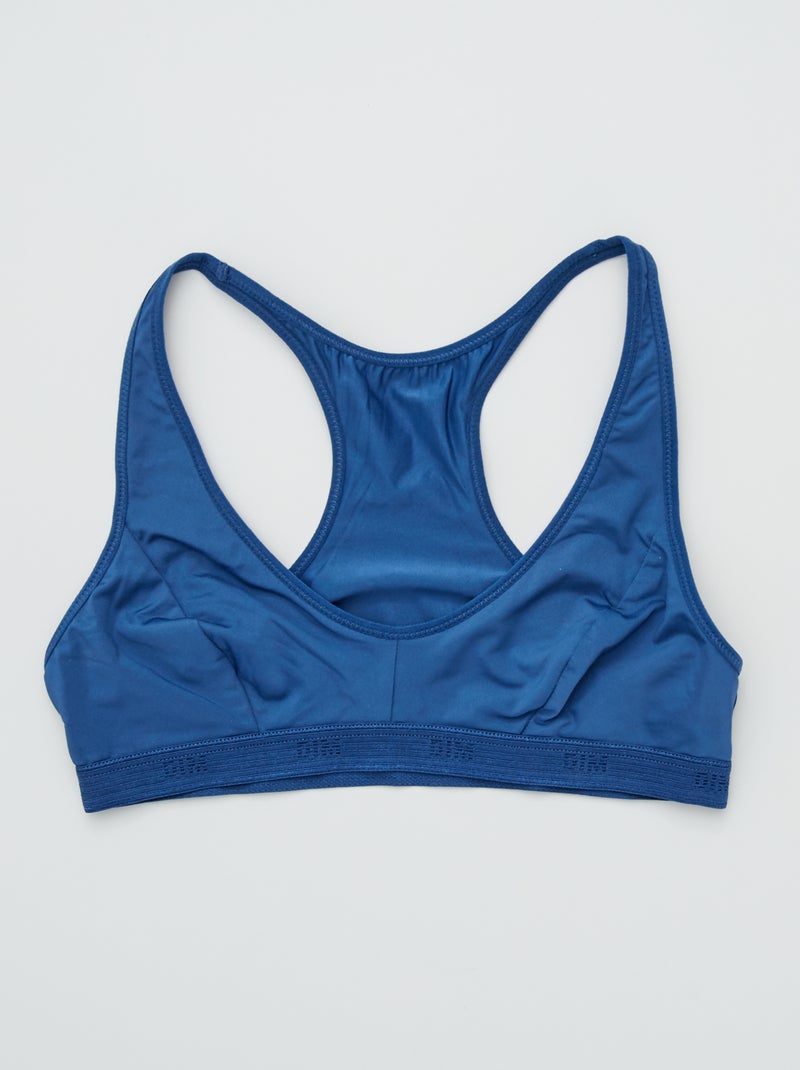 Sportbeha 'DIM' BLAUW - Kiabi