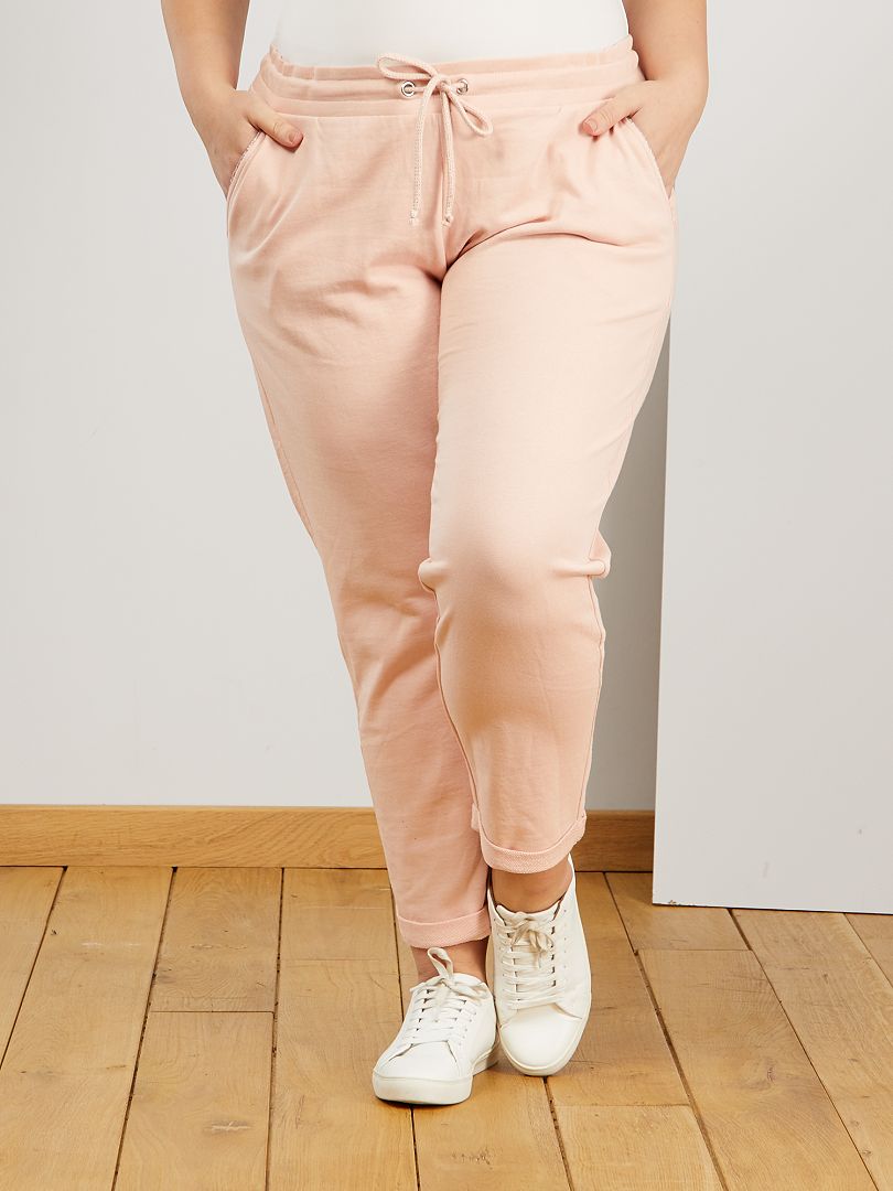 Sportbroek met glanzende details - roze - Kiabi - 12.00€