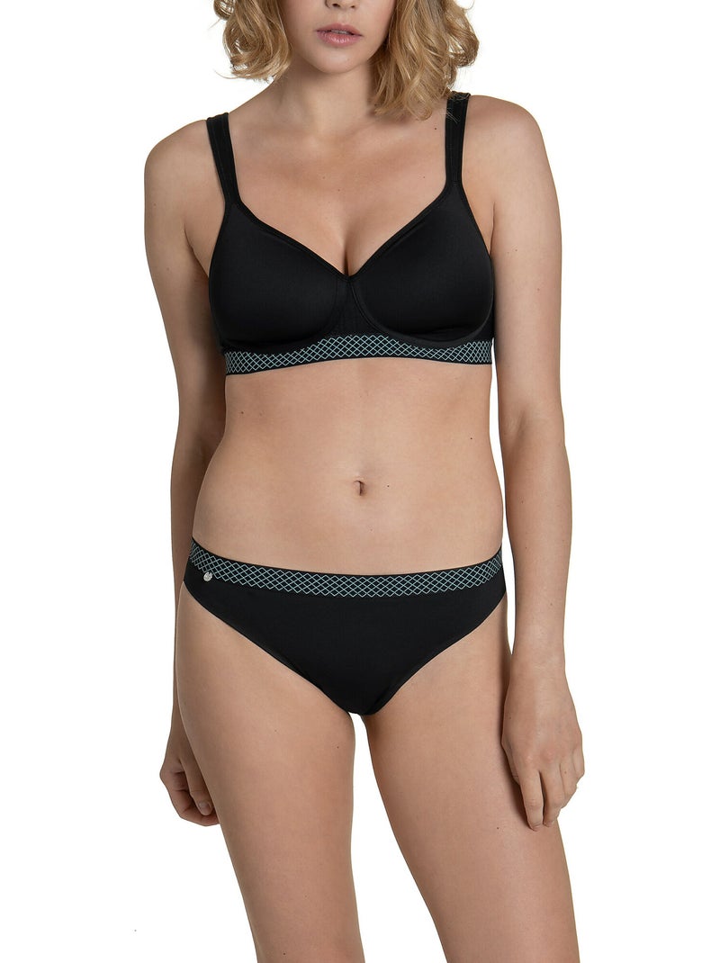 Sportbroek powerful Zwart - Kiabi
