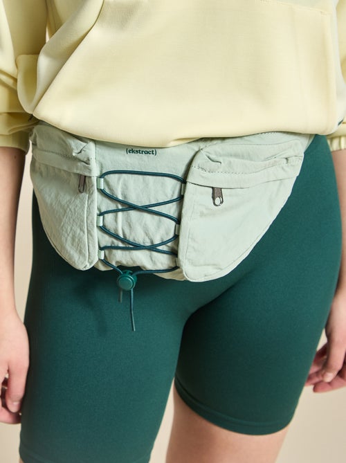 Sportheuptas (ekstract) met buiten- en binnenzakken 15x40 cm - Kiabi