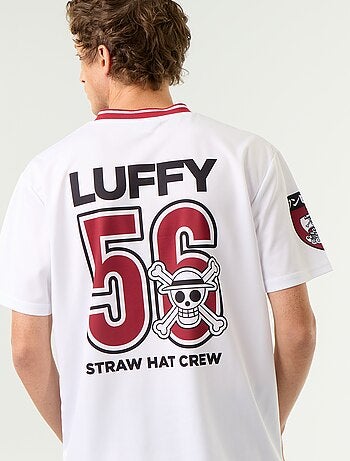 Sportief T-shirt 'One Piece' 'Luffy' met korte mouwen