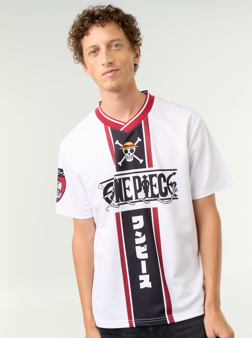 Sportief T-shirt 'One Piece' 'Luffy' met korte mouwen - Kiabi Sportief T-shirt 'One Piece' 'Luffy' met korte mouwen - Kiabi