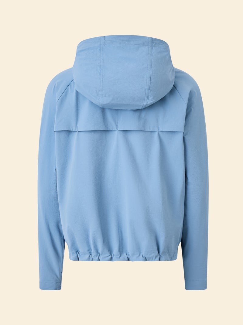Sportief windjack met capuchon Blauw - Kiabi