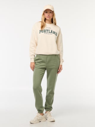 Sportieve joggingbroek met normale taille