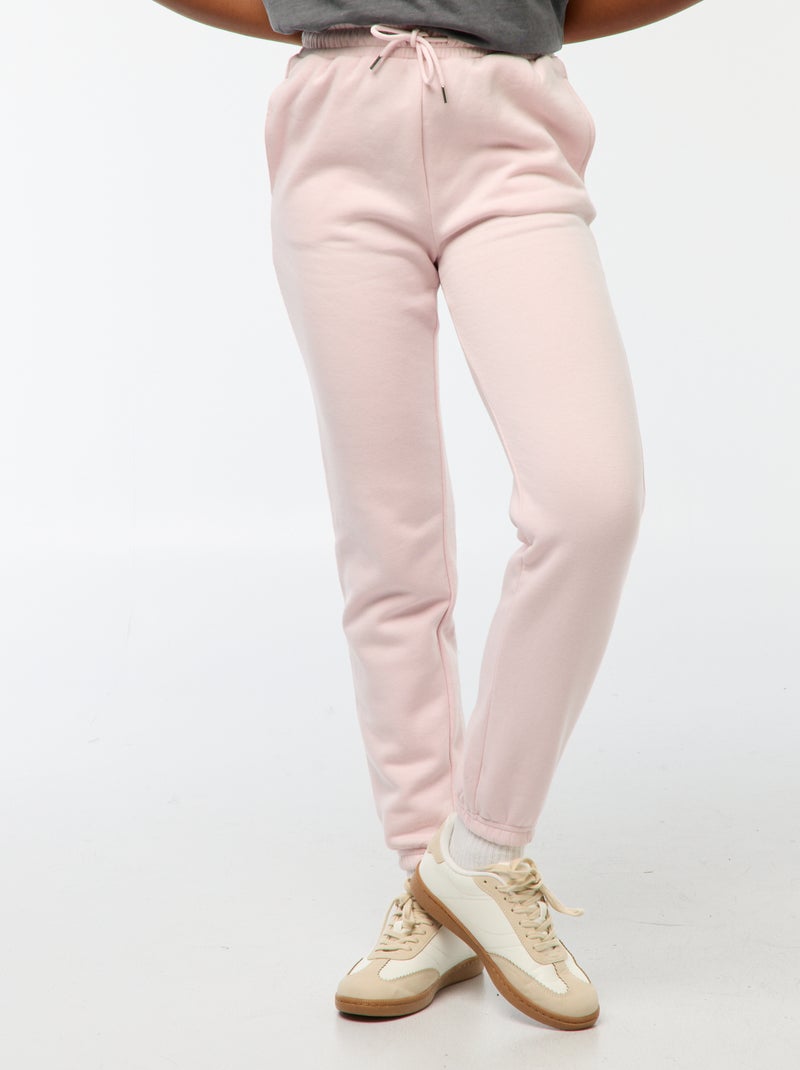 Sportieve joggingbroek met normale taille Rose - Kiabi