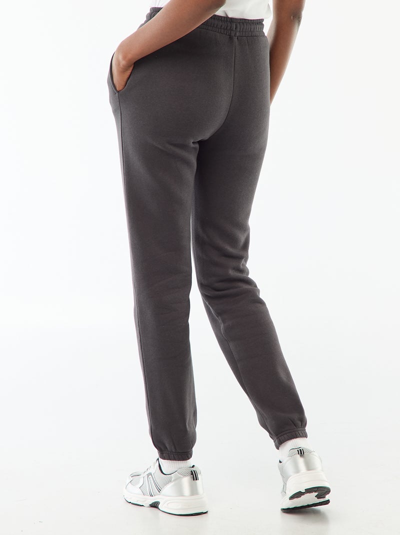 Sportieve joggingbroek met normale taille Zwart - Kiabi