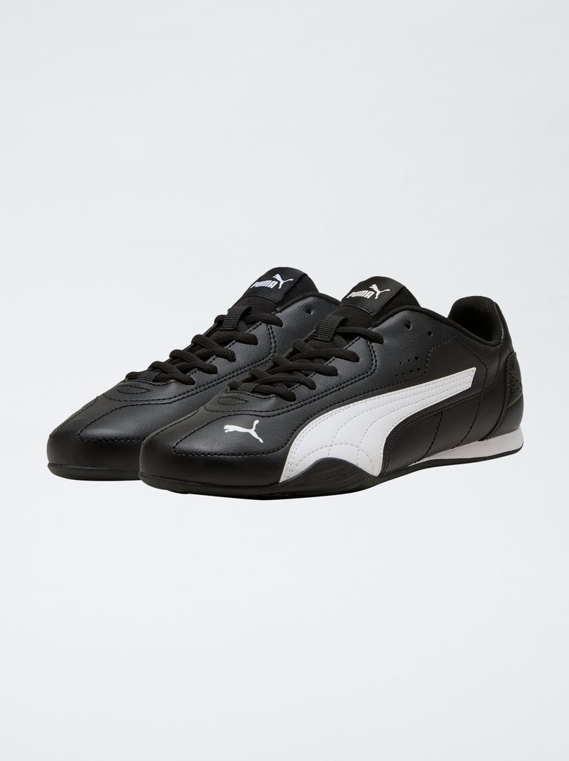 Sportieve sneakers met veters 'Puma' - Zwart - Kiabi