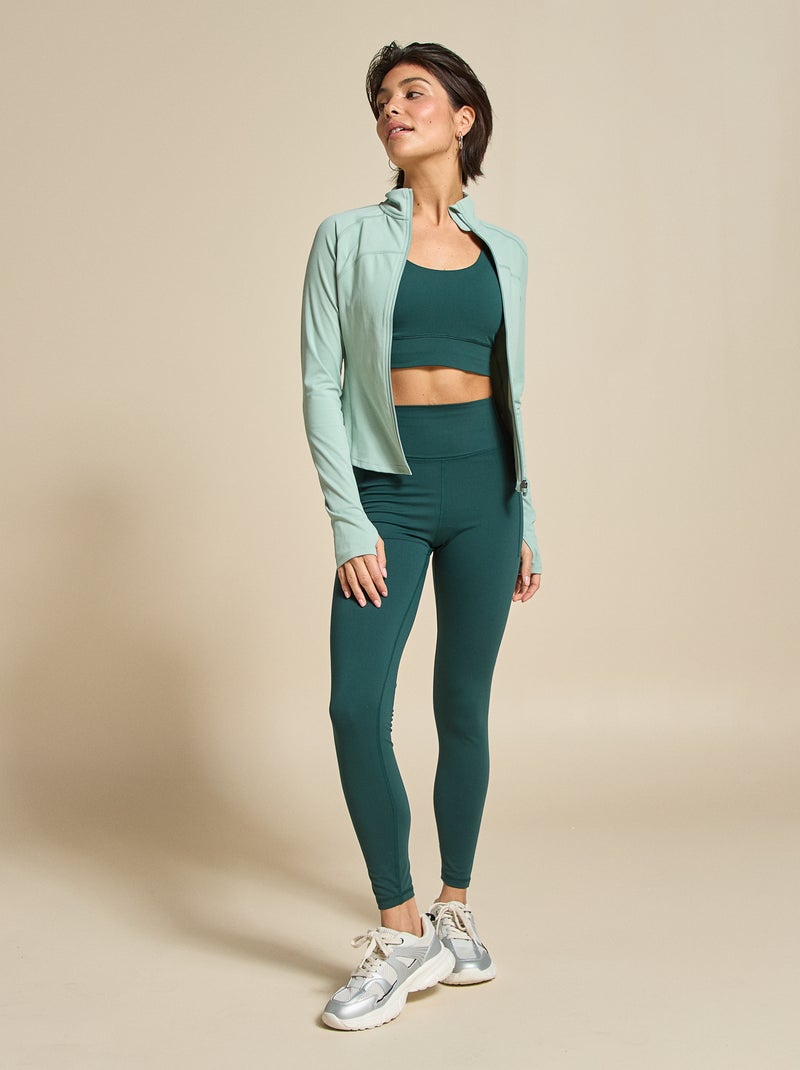 Sportjas met rits - (ekstract) Groen - Kiabi