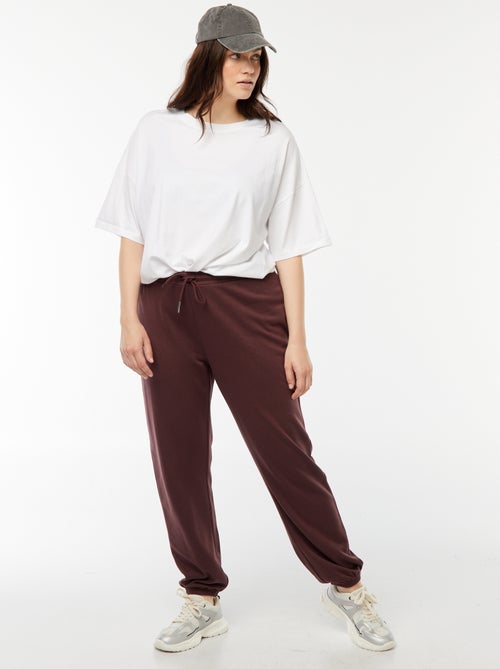 Sportjoggingbroek van french terry - Kiabi