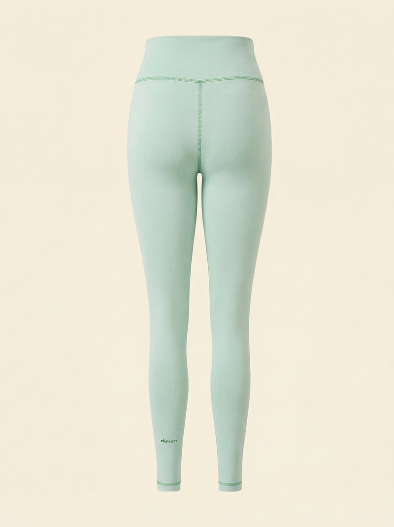 Sportlegging met gedraaide taille - (ekstract) Groen - Kiabi