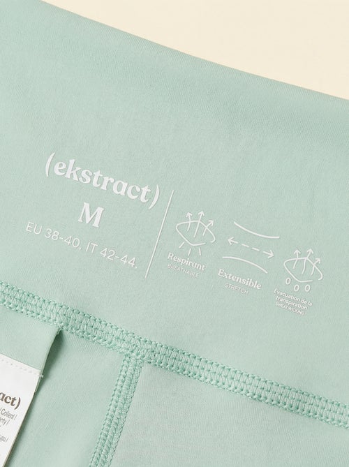 Sportlegging met gedraaide taille - (ekstract) - Kiabi