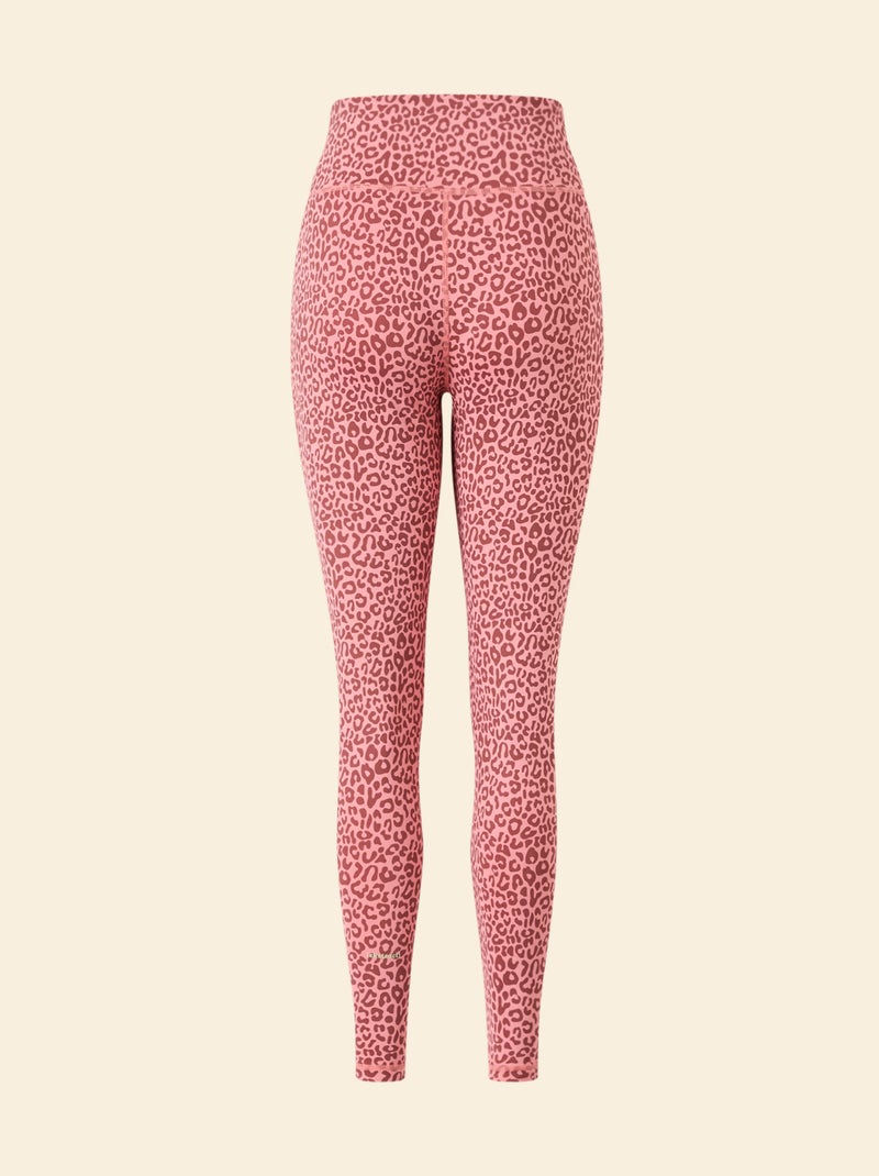 Sportlegging met luipaardprint - (ekstract) Rose - Kiabi