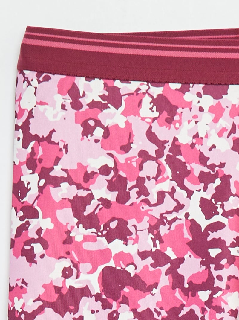 Sportlegging van stretchstof Rose - Kiabi