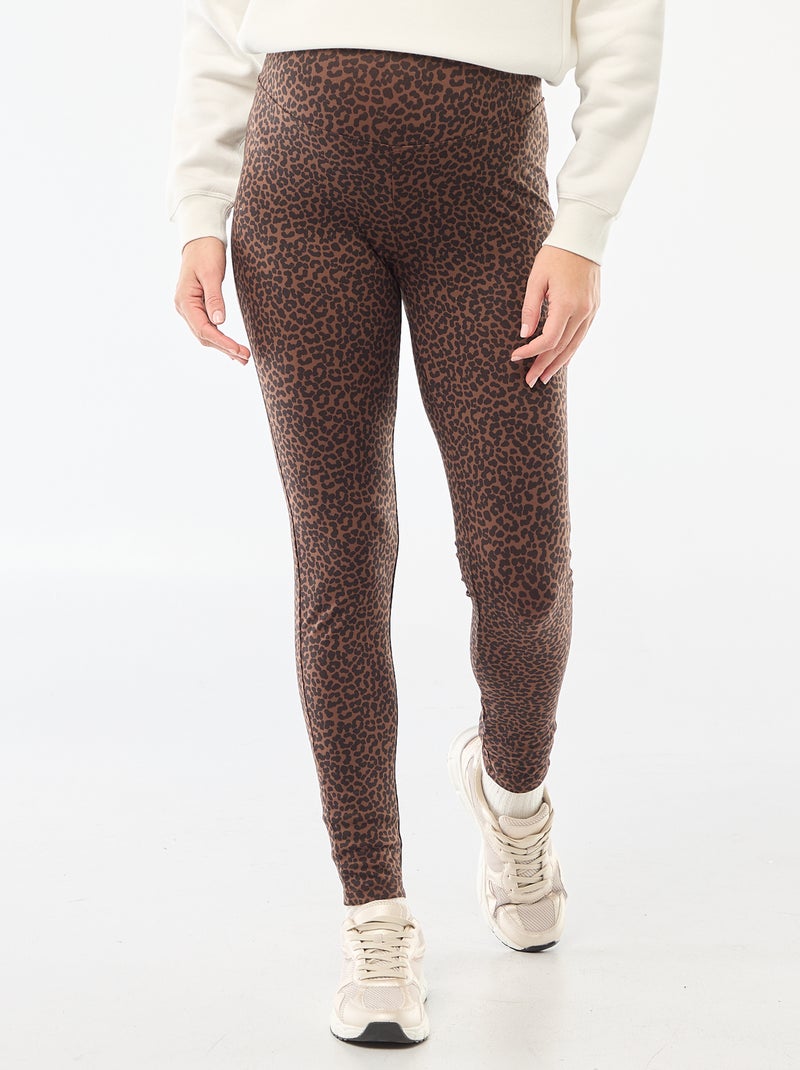 Sportlegging | Zwangerschapsmodel Bruin - Kiabi