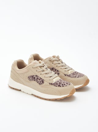 Sportschoenen met luipaardprint