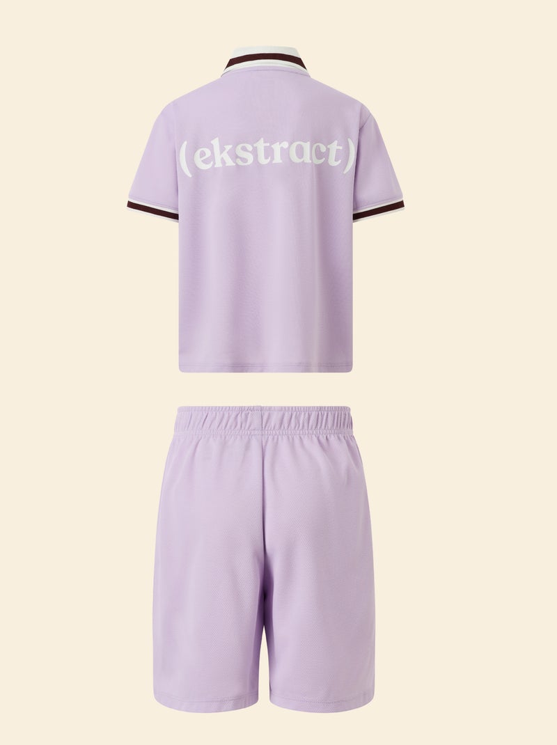 Sportset T-shirt + short - (ekstract) Paars - Kiabi