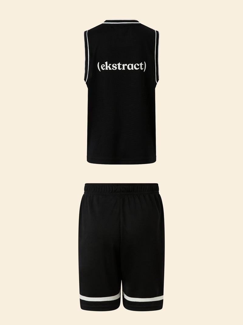 Sportset tanktop + short - (ekstract) Zwart - Kiabi