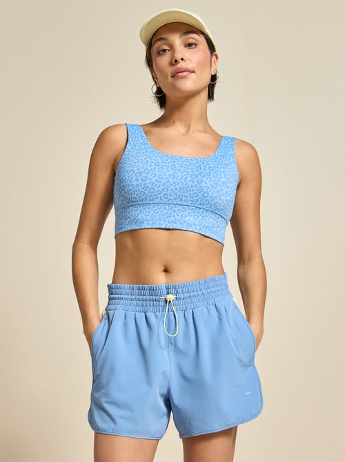 Sportshort met colourblock - (ekstract) - Kiabi