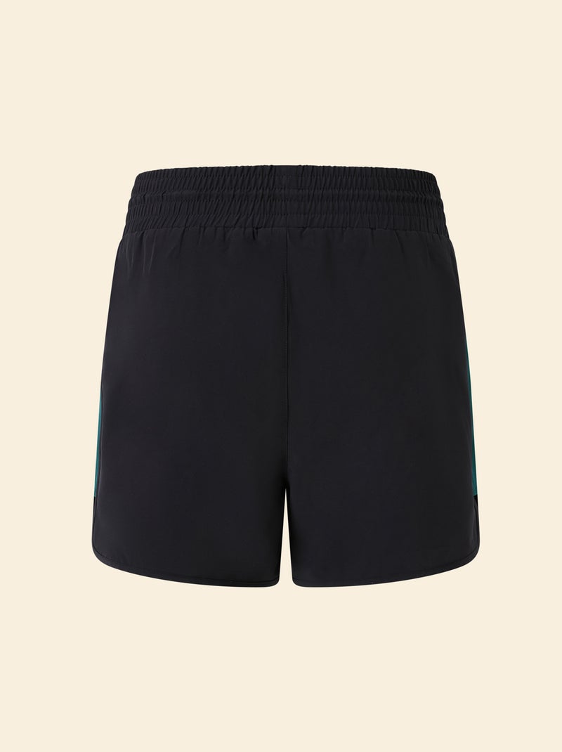 Sportshort met colourblock - (ekstract) Zwart - Kiabi
