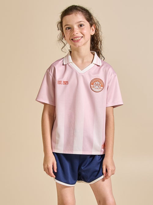 Sportshort met contrasterende banden - (ekstract) - Kiabi