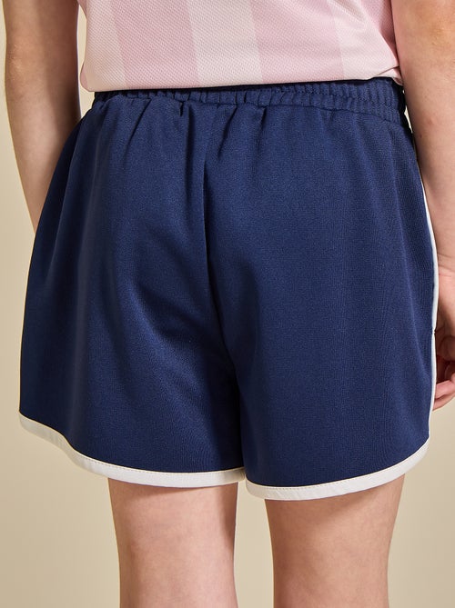 Sportshort met contrasterende banden - (ekstract) - Kiabi
