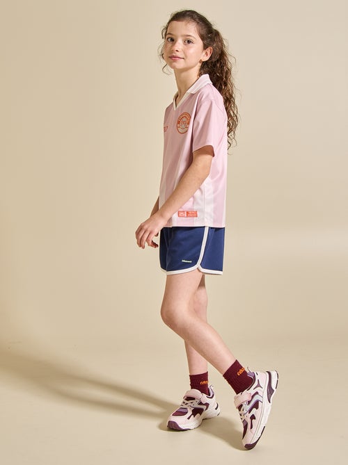 Sportshort met contrasterende banden - (ekstract) - Kiabi