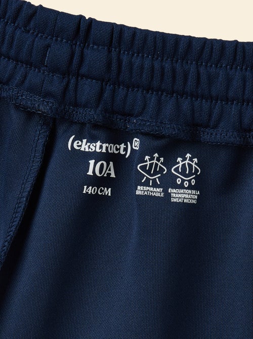 Sportshort met contrasterende banden - (ekstract) - Kiabi