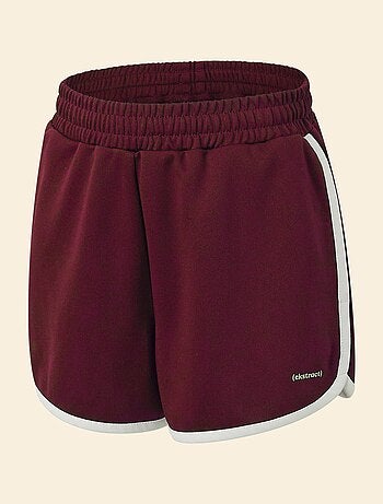 Ekstract - Sportshort met contrasterende banden