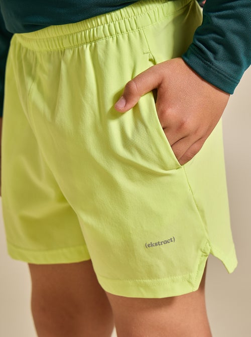 Sportshort met ritszak achterop - (ekstract) - Kiabi