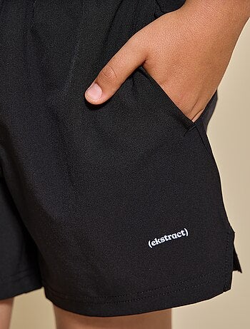 Ekstract - Sportshort met ritszak achterop