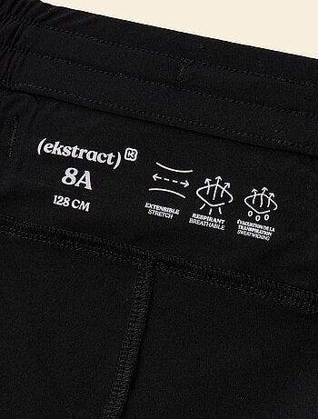 Ekstract - Sportshort met ritszak achterop