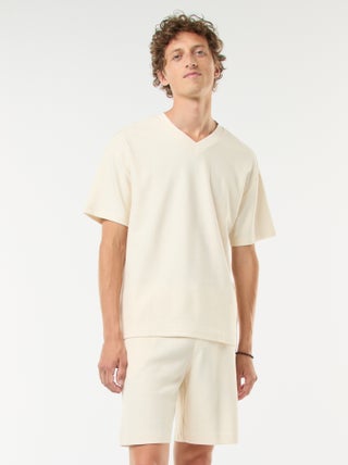 Sportshort met zakken en fantasiepatroontje