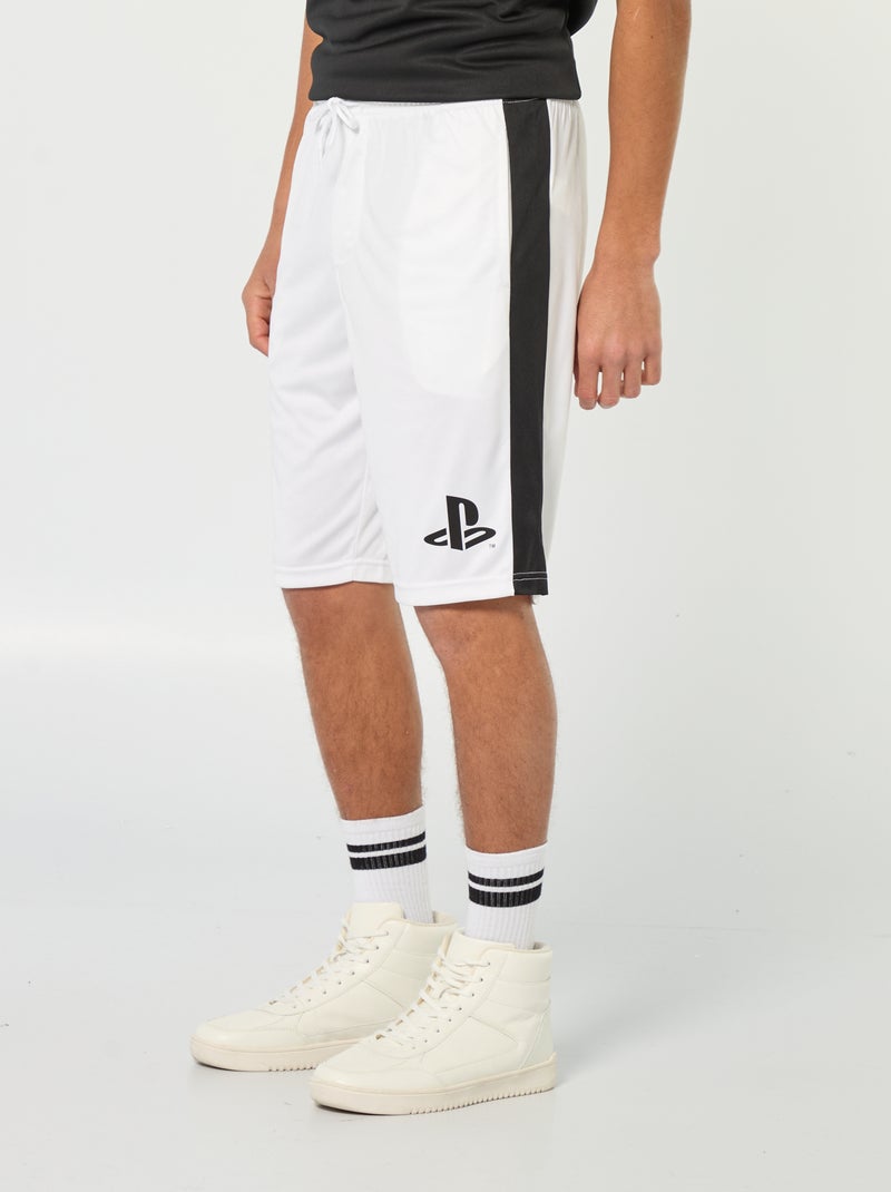 Sportshort 'Playstation' Wit - Kiabi