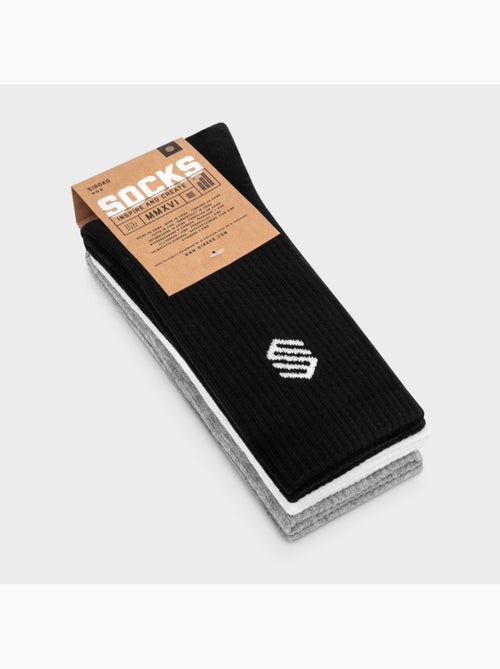 Sportsokken 3-pack - Kiabi Sportsokken 3-pack - Kiabi