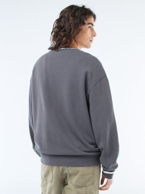 Sportswear sweater van french terry - Kiabi