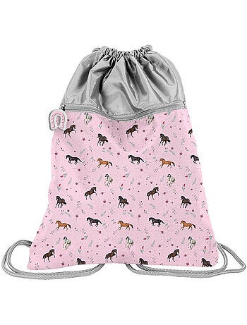 Sporttas voor kinderen PAARD met koorden type rugzak – 45 x 34 cm